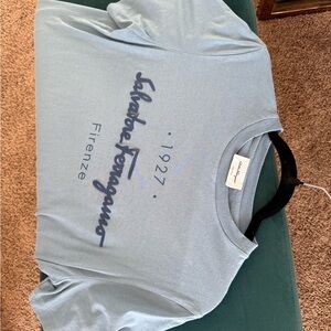 Salvatore Ferragamo Light Blue Tee